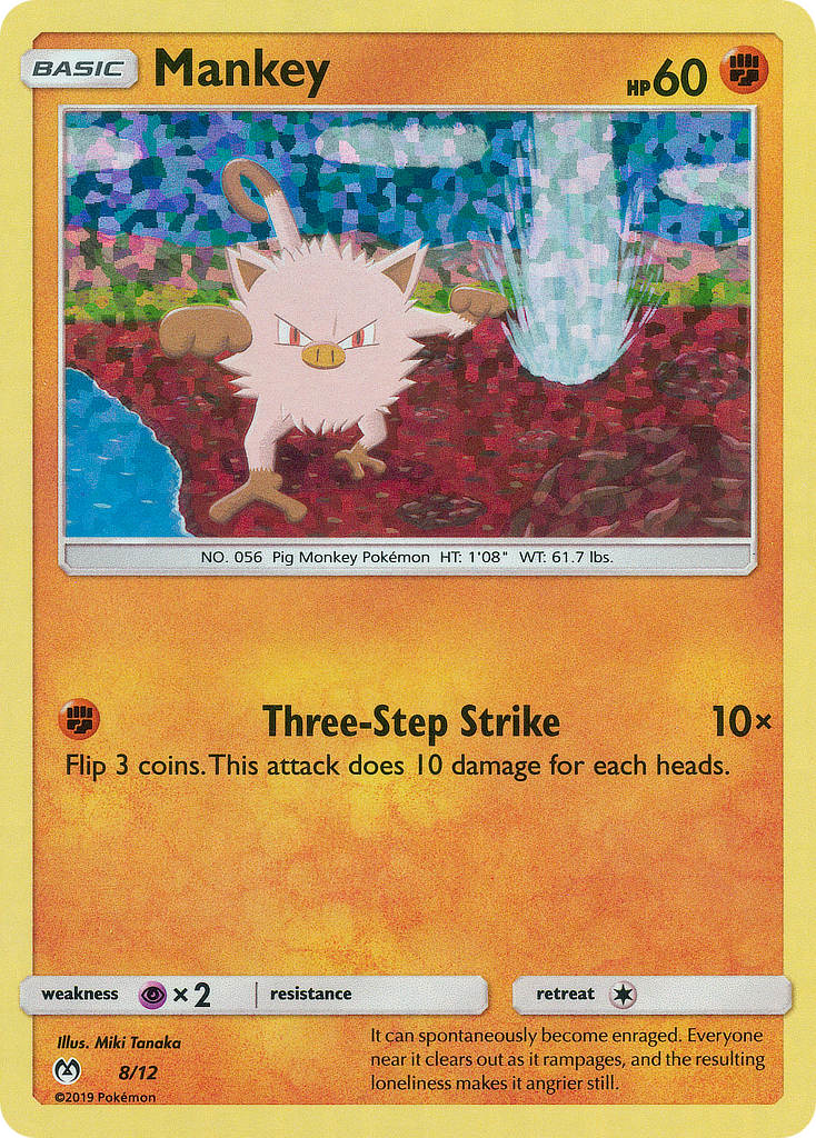 Mankey (McDonald's Collection 2019 8/12)