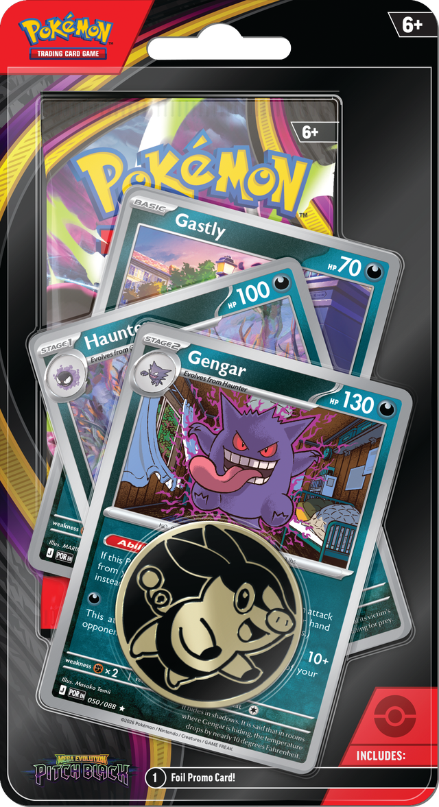 Pokémon TCG: Mega Evolution — Pitch Black Premium Checklane Blister (2)