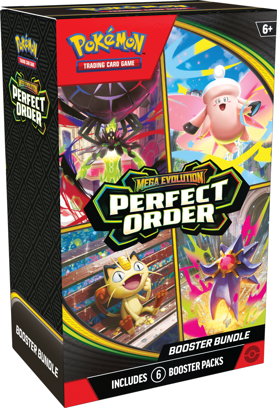 Pokémon TCG: Mega Evolution — Perfect Order Booster Bundle (6 packs)