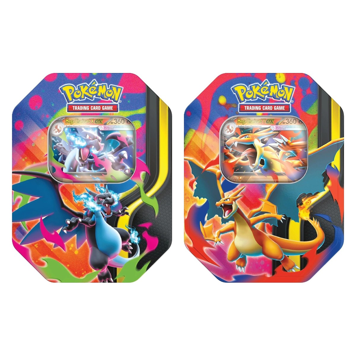 Mega Charizard X & Y ex Tin Combo