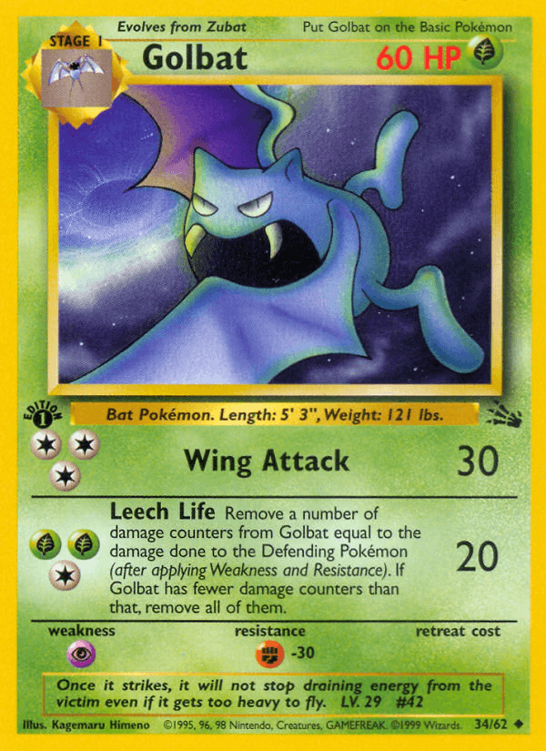 Golbat (Fossil 34/62)