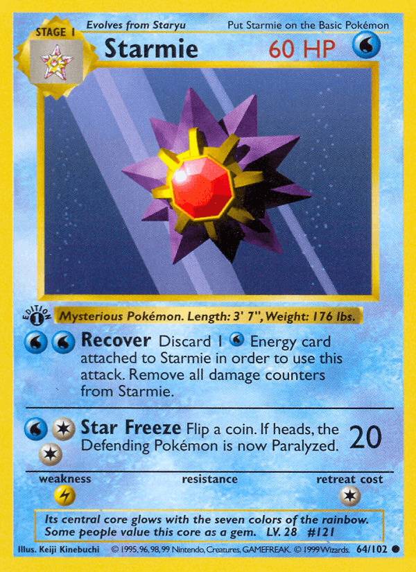 Starmie (Base Set 64/102)