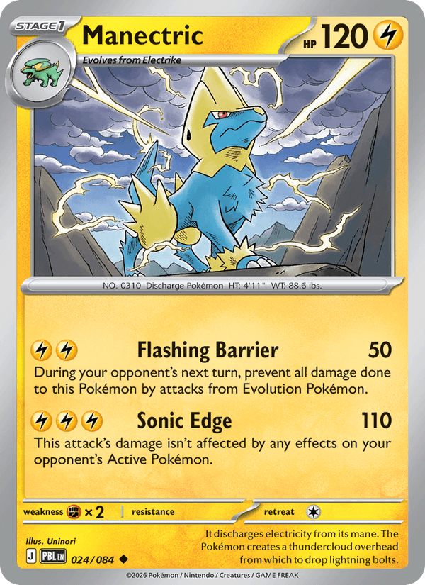 Manectric (Pitch Black 024/084)