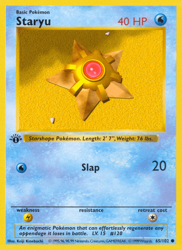 Staryu (Base Set 65/102)
