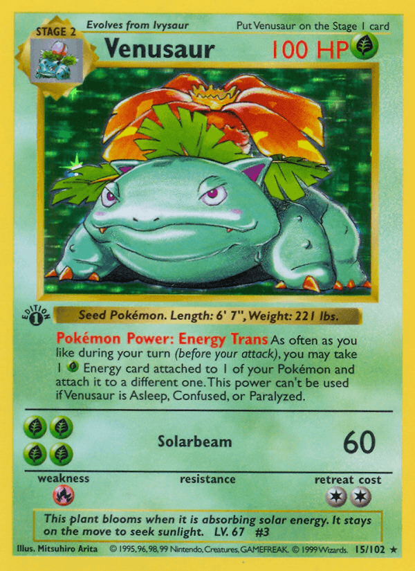 Venusaur (Base Set 15/102)