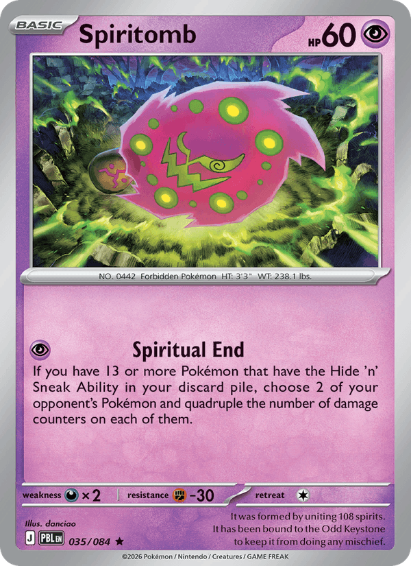 Spiritomb (Pitch Black 035/084)