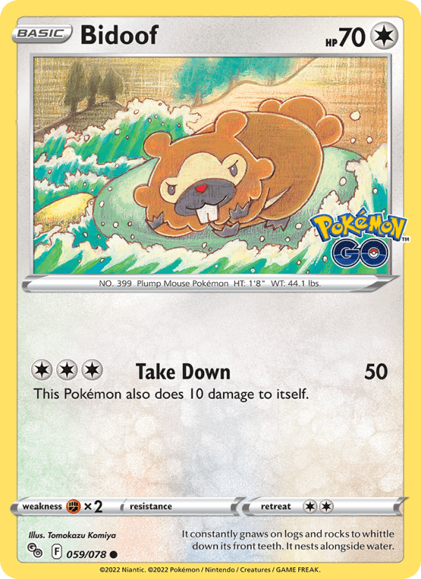 Bidoof (Pokémon GO 059/078)