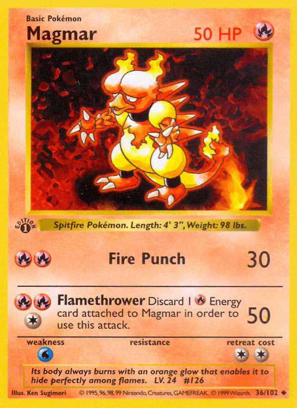 Magmar (Base Set 36/102)