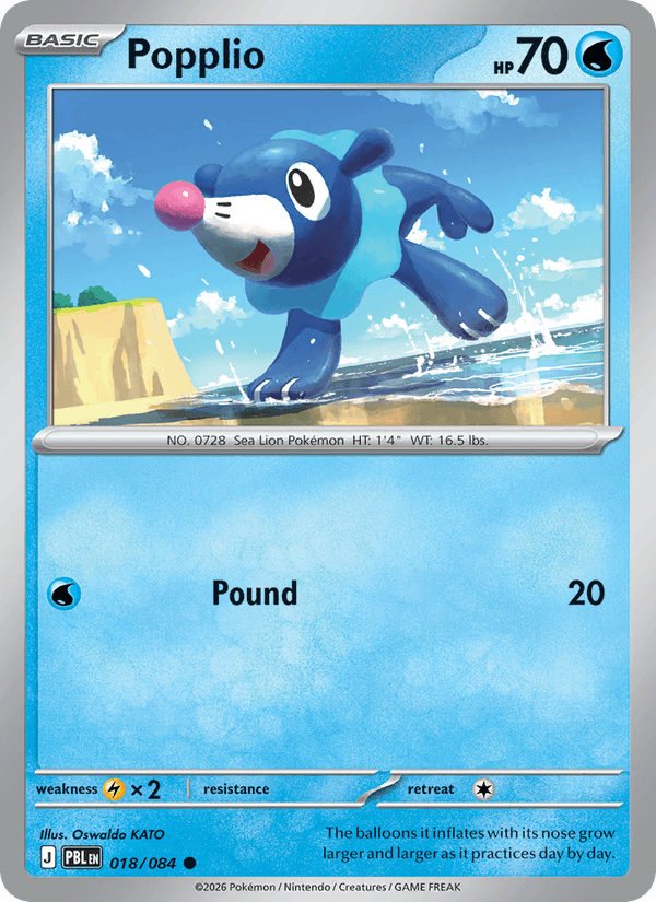 Popplio (Pitch Black 018/084)