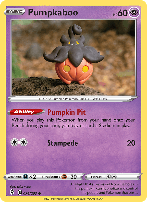 Pumpkaboo (Evolving Skies 76/203)