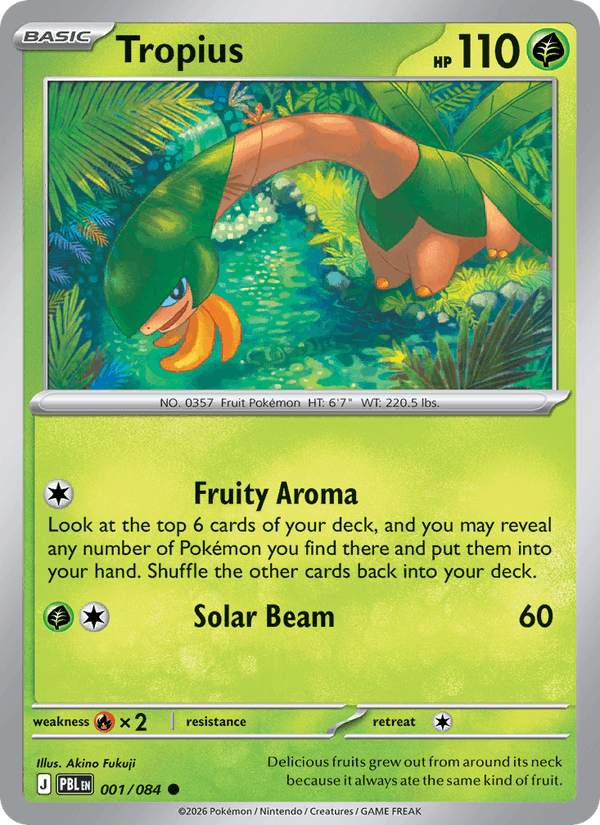 Tropius (Pitch Black 001/084)