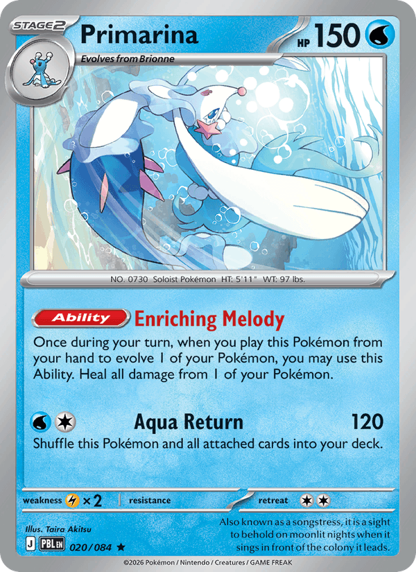 Primarina (Pitch Black 020/084)