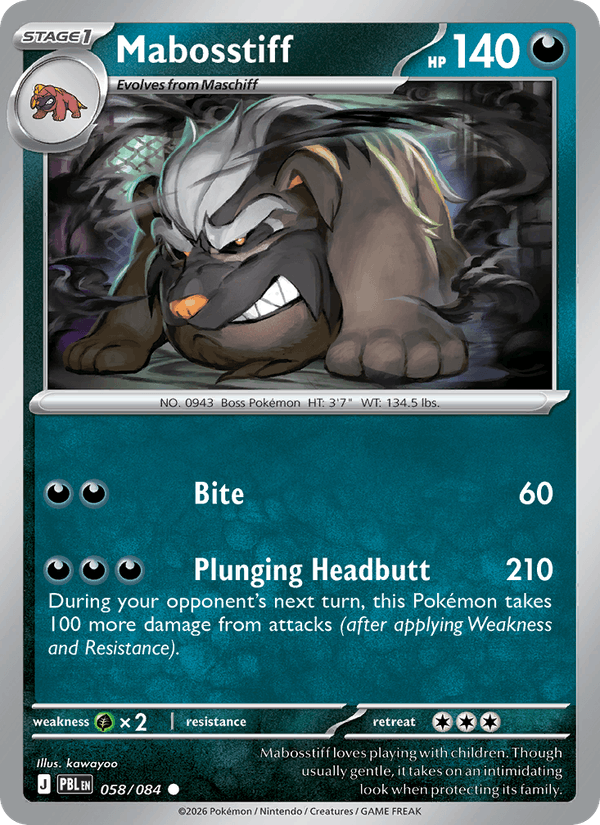 Mabosstiff (Pitch Black 058/084)