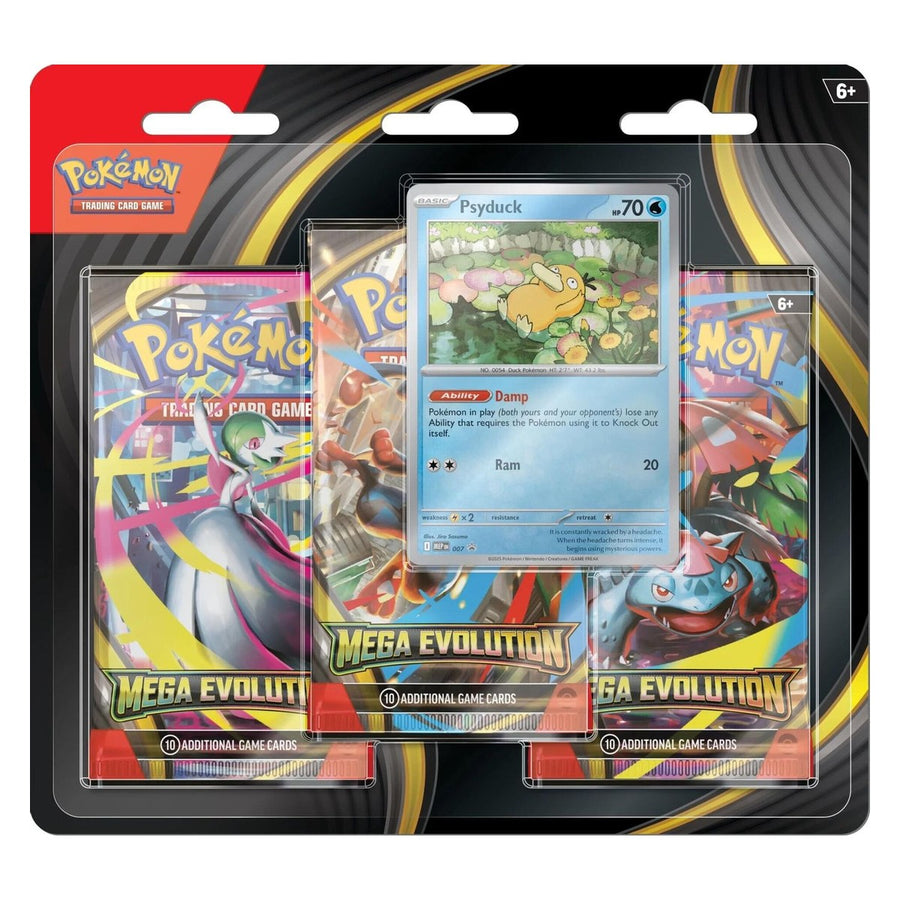 Mega Evolution 3-Pack Blister (Psyduck)