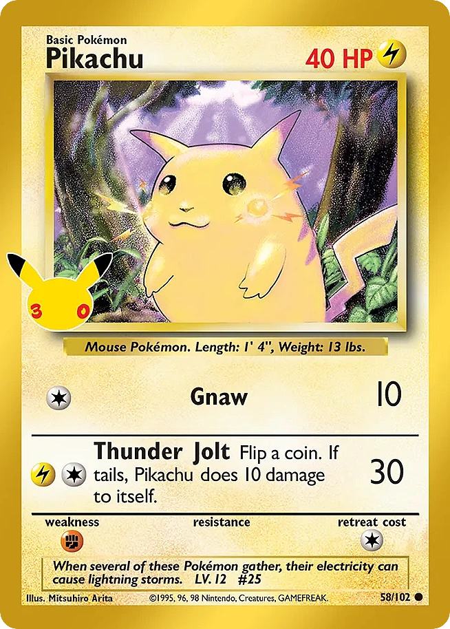 Pikachu (30th Classic Collection 014)