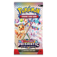 4 Booster Packs: 151, Obsidian Flames, Prismatic Evolutions en Stellar Crown (3)