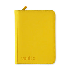 Vault X Zip Binder 4-Pocket (160 kaarten) — Geel