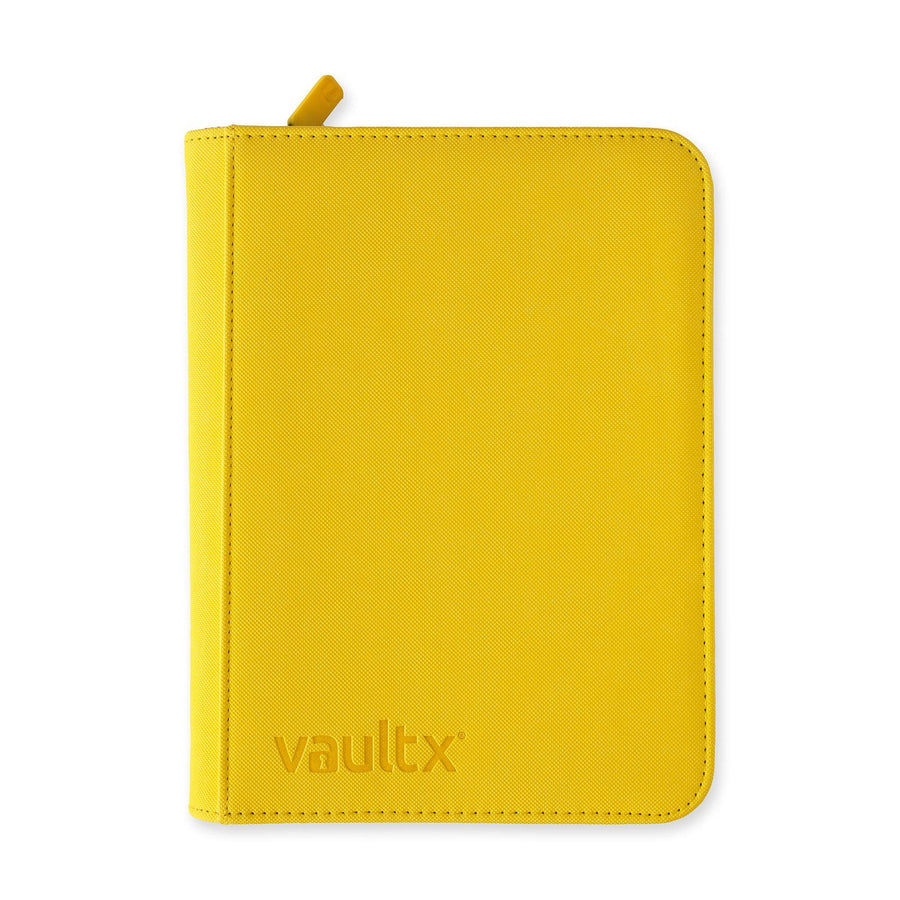 Vault X Zip Binder 4-Pocket (160 kaarten) — Geel