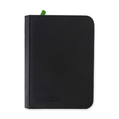 Vault X Zip Binder 4-Pocket (160 kaarten) — Zwart